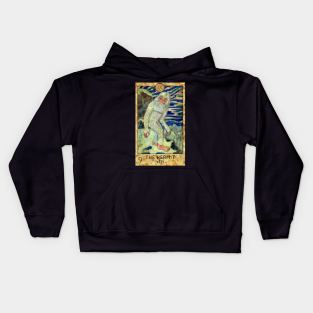 The Hermit. Major Arcana Tarot Card. Kids Hoodie